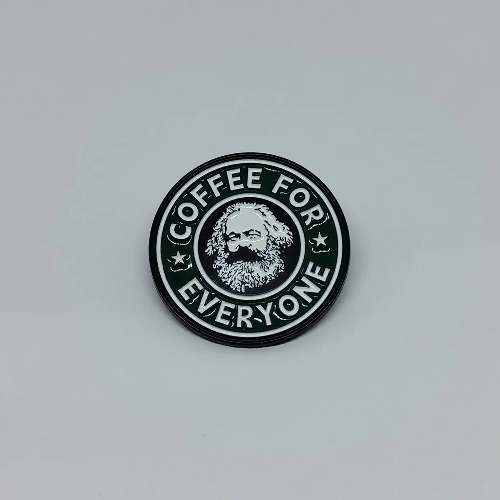 Pin - Karl Marx Coffe For Everyone
